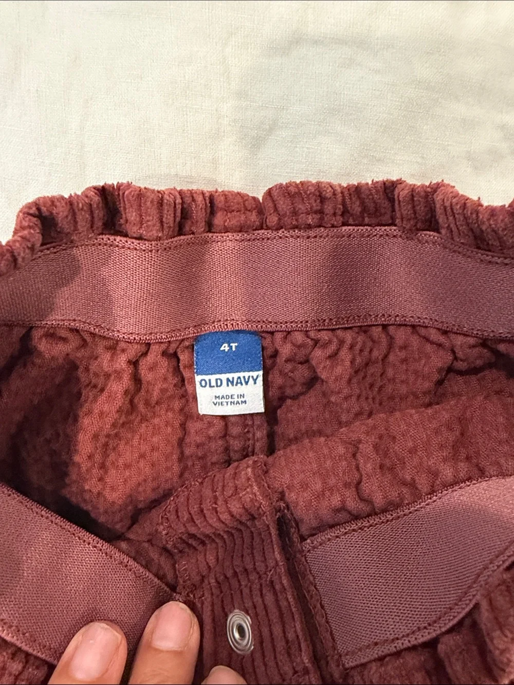 Old navy cordoroy skirt with heat pockets